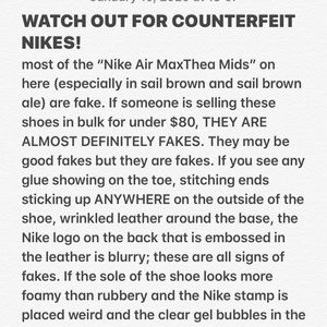 NIKE AIR MAX THEA MID COUNTERFEIT SIGNS